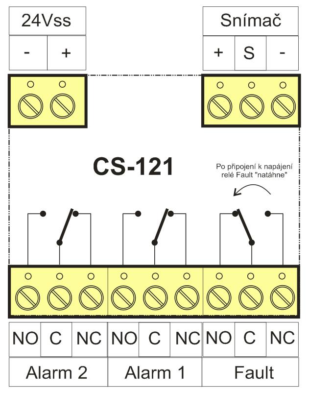 Schéma zapojení CS-121-24