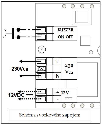 Schéma zapojení SE-301A